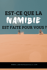 voyager en Namibie