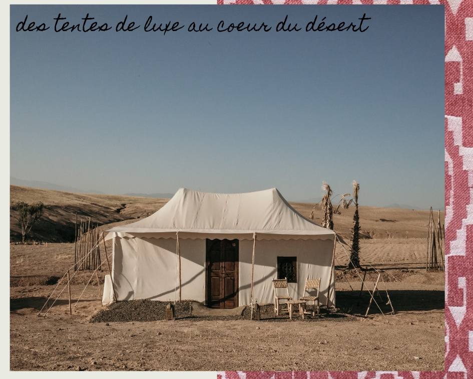 campement désert agafay Maroc