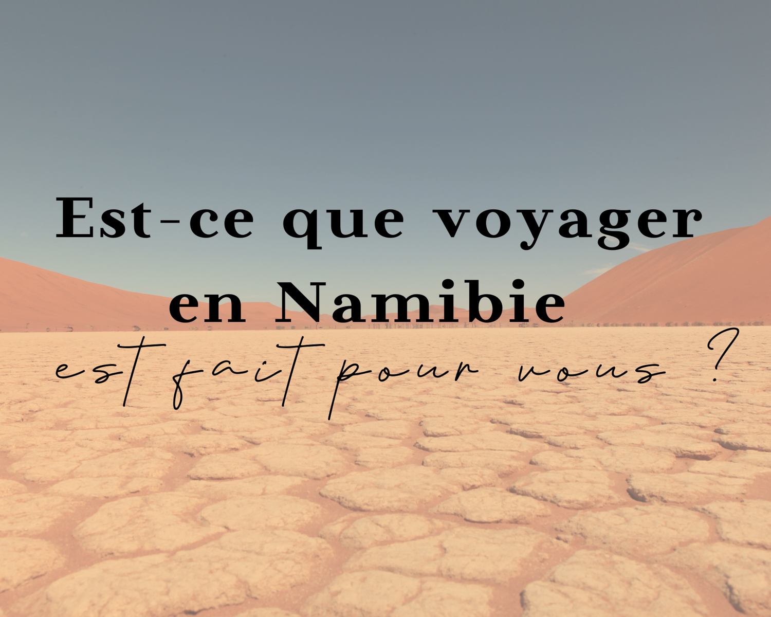 voyage Namibie